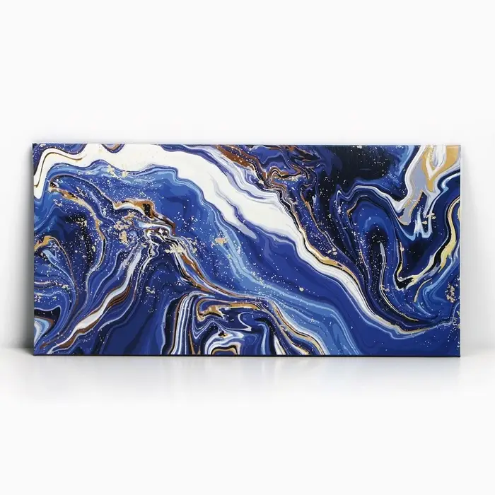 Конверт для денег «Синий мрамор», 16.5×8 см