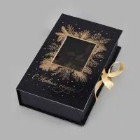 Коробка - книга подарочная, с окном &laquo;Новый год&raquo;, 20&times;12.5&times;5 см