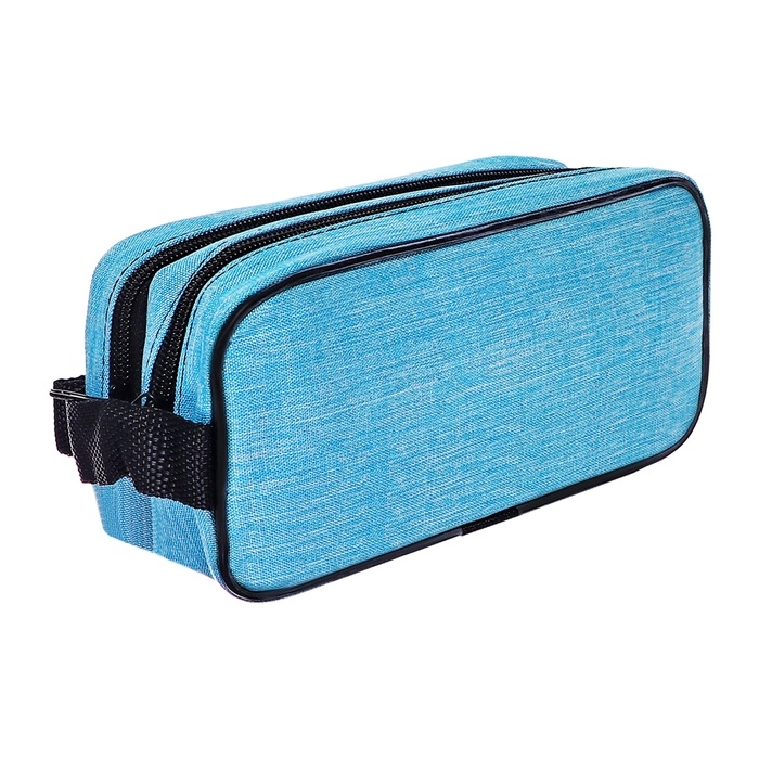 Пенал мягкий 2 отделения, 100 х 220 х 70, с ручкой, стандарт, МИКС Пенал мягкий 2 отделения, 100 х 220 х 70, с ручкой, стандарт, МИКС