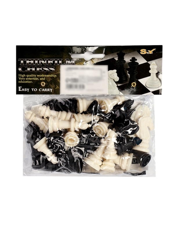 Шахматы 22 х 22 см, король h-4.4 см, d-1.8 см, фигуры пластик Шахматы 22 х 22 см, король h-4.4 см, d-1.8 см, фигуры пластик