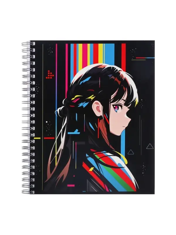 Набор тетрадей Calligrata &laquo;Аниме. Яркий стиль&raquo;, 3 штуки, 96 листов, на гребне, обложка из мелованного картона