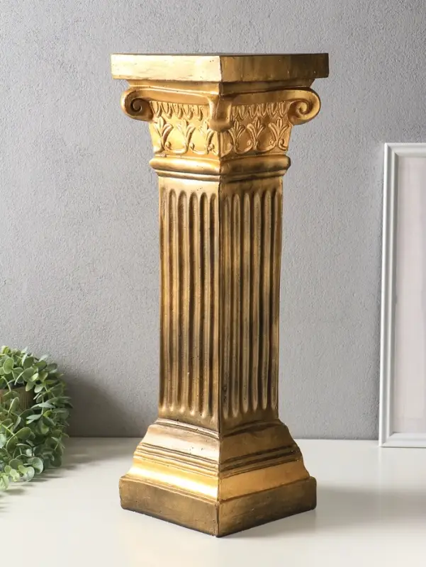 Колонна декоративная &laquo;Элита&raquo;, т.золото, 56&times;20&times;20 см