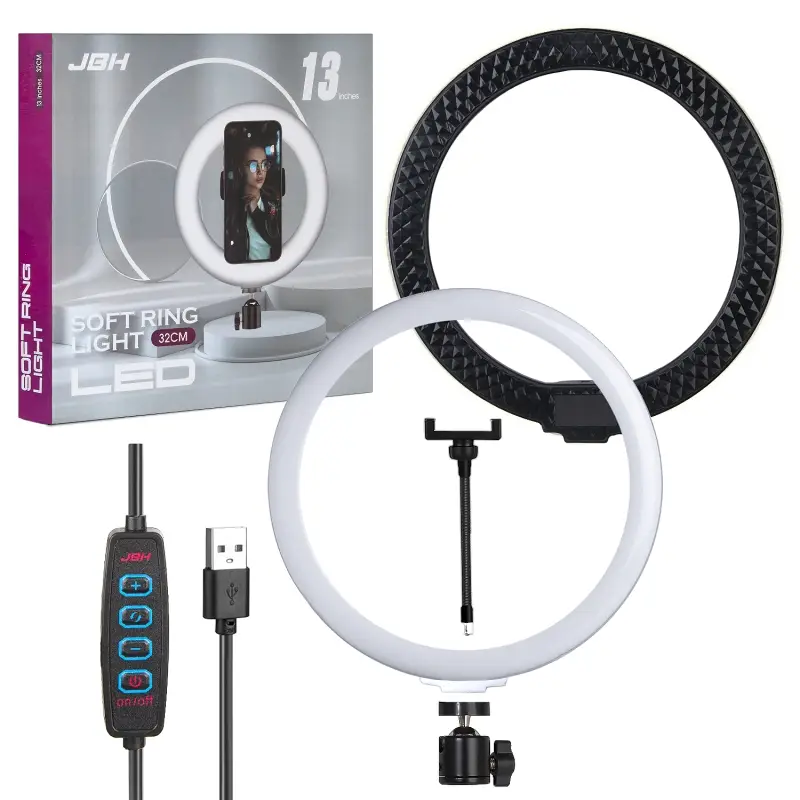 Селфи кольцо 33СМ M-33 13" JBH бриллиантово-черный (30 штук)