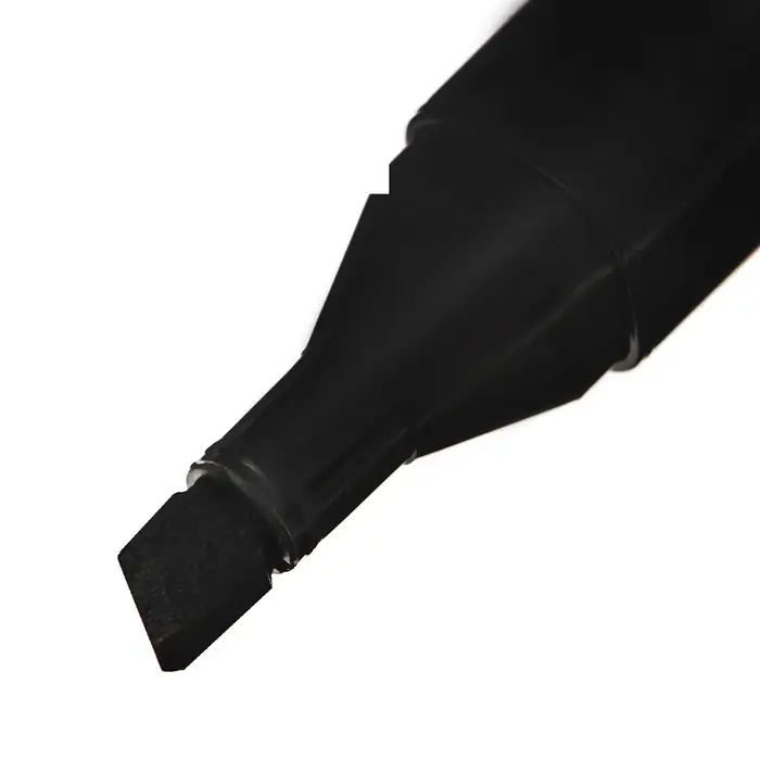 Маркер художественный двусторонний Mazari Маркер художественный двусторонний Mazari "FANTASIA" black, пишущие узлы 3,0 - 6,2 мм