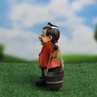 Садовая фигура из полистоуна &laquo;Дедушка с ведрами&raquo;, 20&times;7&times;19 см, Greengo