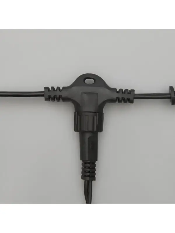 Гирлянда &laquo;Занавес&raquo; 2&times;3 м, IP44, УМС, тёмная нить, 760 LED, свечение синее, 220 В