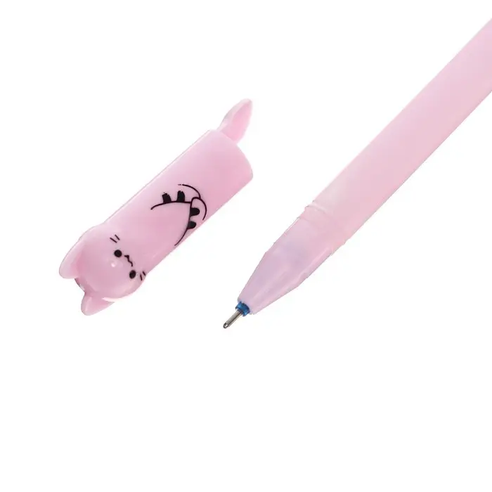 Ручка гелевая СТИРАЕМЫЕ ЧЕРНИЛА, стержень синий 0,35 мм, корпус с рисунком МИКС