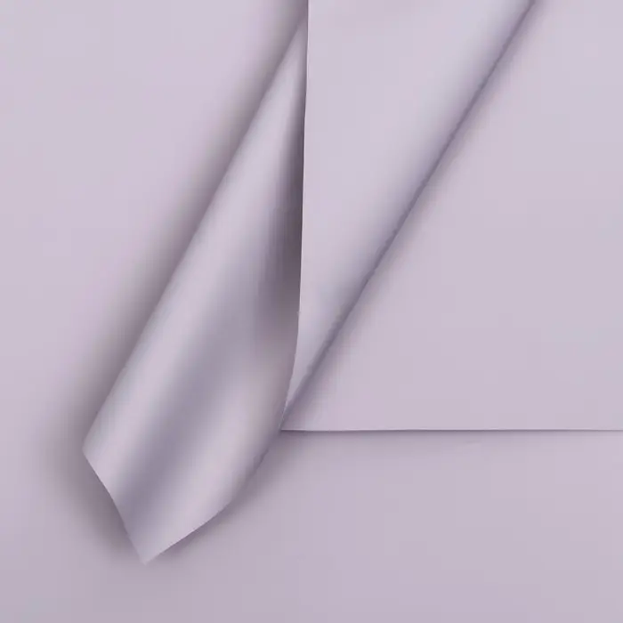 Пленка для цветов тонированная, матовая, светло - сиреневая, 57×57 см ±5% см, 65 мкм Пленка для цветов тонированная, матовая, светло - сиреневая, 57×57 см ±5% см, 65 мкм
