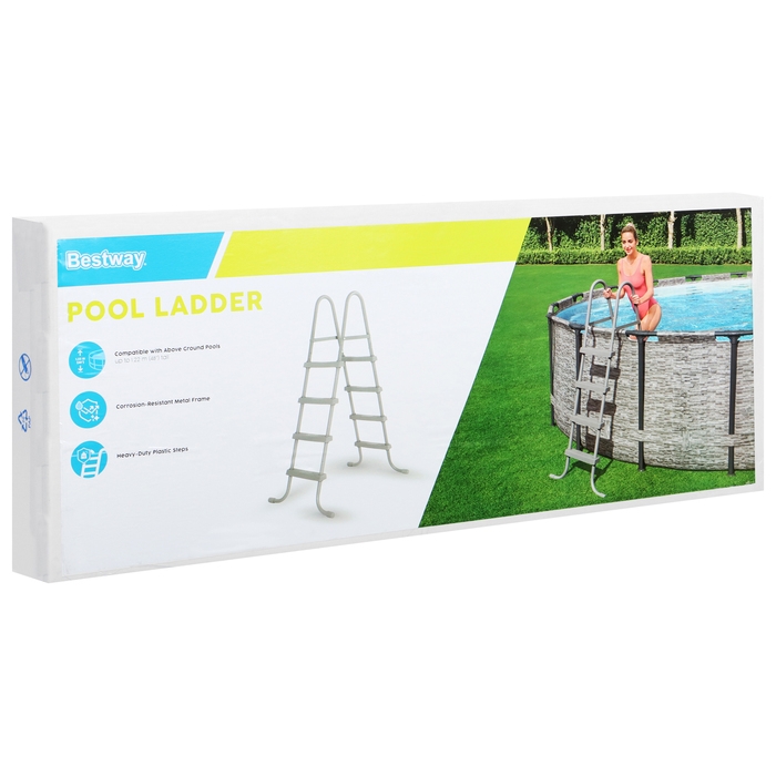 Лестница для бассейнов, высота 122 см, 58336 Bestway Лестница для бассейнов, высота 122 см, 58336 Bestway