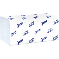 Полотенца бумажные д/держ Protissue V-слож 1сл 250л/пач 20пач/кор_C193