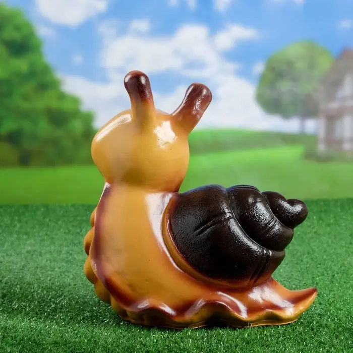 Садовая фигура из гипса &laquo;Улитка с улыбкой&raquo;, 12&times;26&times;28 см