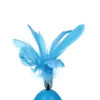 VETTA Игрушка для домашних животных, пластмасса, перья, 7х11,5 см