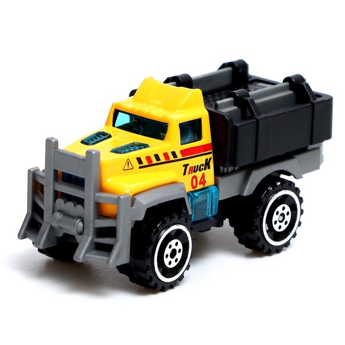 Набор металлических машин «Строительная техника», 6 штук, масштаб 1:64 Набор металлических машин «Строительная техника», 6 штук, масштаб 1:64