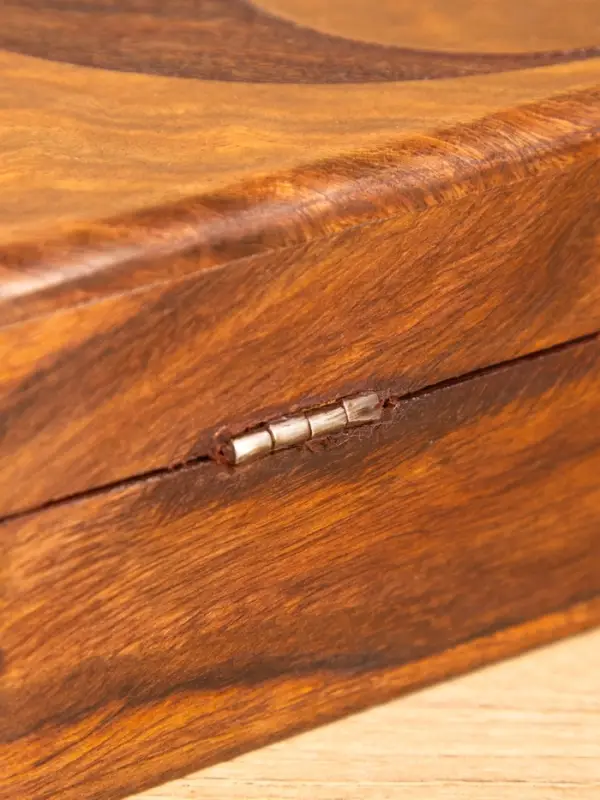 Шкатулка "Инь-ян" 20х15х6 см, дерево шишам