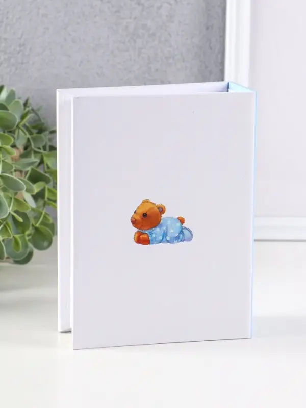 Фотоальбом "Мой малыш", голубой, 100ф 10X15см, ПП карм.