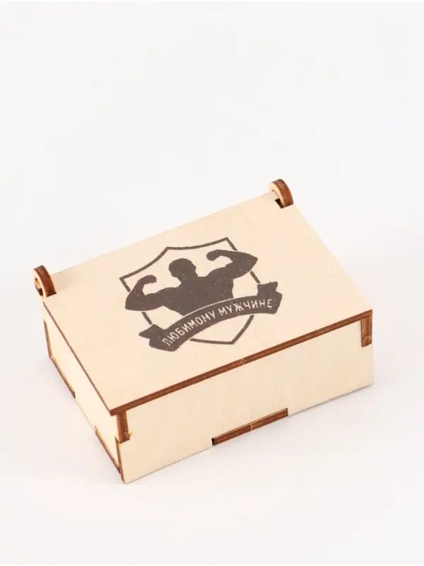 Коробка подарочная деревянная «Любимому мужчине» 8,5х 6 х 3,5 см Коробка подарочная деревянная «Любимому мужчине» 8,5х 6 х 3,5 см