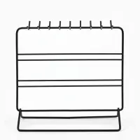 Подставка для украшений QF, 3 ряда, 20.5&times;10&times;19.5 см, чёрная