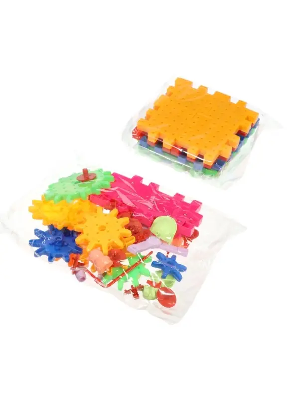 Конструктор &laquo;Забавные шестерёнки&raquo;, работает от батареек, 53 детали