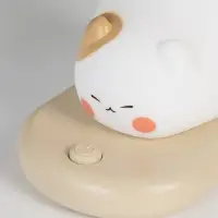 Ночник "Котёнок на коврике" LED 3Вт 5V USB АКБ 9х15х13,2 см