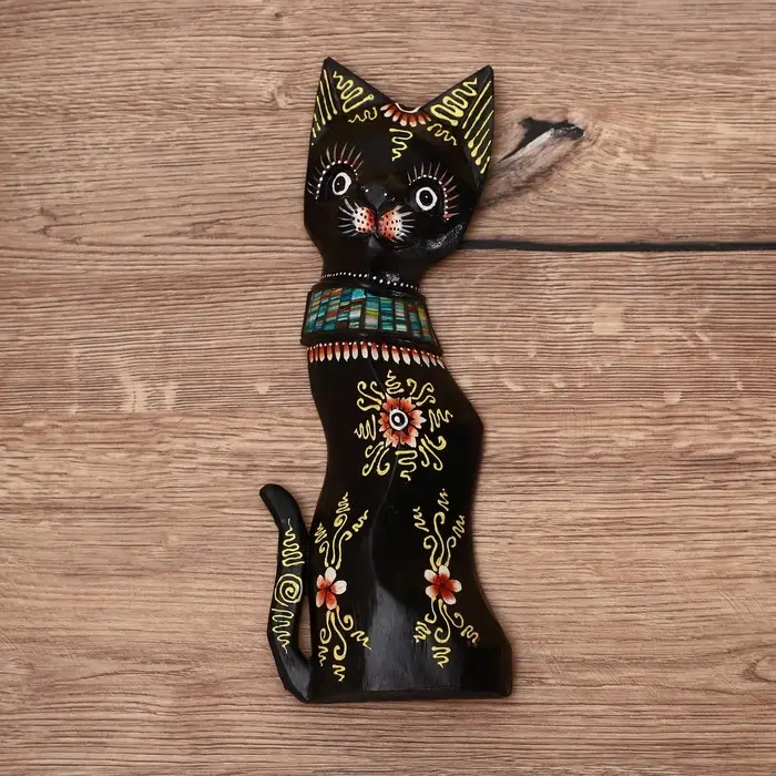 Сувенир "Кошка" албезия 30 см