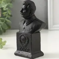 Бюст &laquo;Сталина И. В&raquo;, фигурка гипс, 12&times;6.5&times;4.5 см, графит