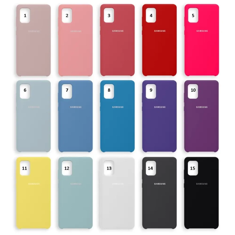 Чехол Samsung A71 Silicone Cover Чехол Samsung A71 Silicone Cover