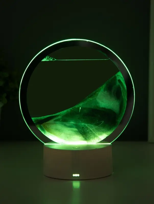 Светильник настольный СТАРТ Sands, LED, 10 Вт, USB, 16&times;16&times;20 см, 3хAA, серый