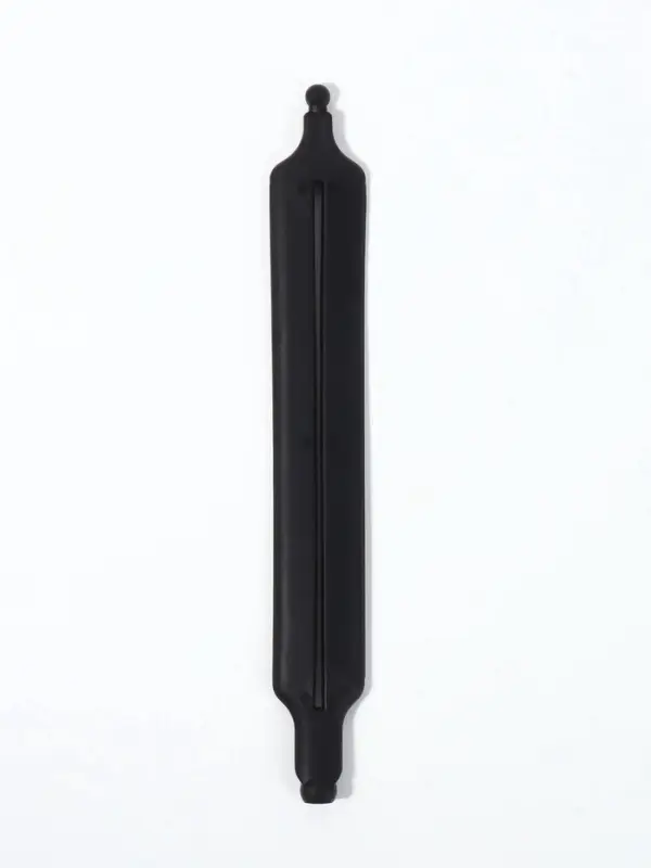 Зажим для волос «Твистер», 18.5×2.5 см, силиконовый, чёрный