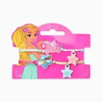 Браслеты детские парные "Выбражулька" неразлучники, пончик, единорог, звезды, разноцветный   1093717