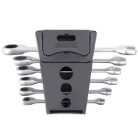 Набор ключей гаечных комбинированных трещоточных в пластике (8-17 мм) (6предметов) AVS K6N6P