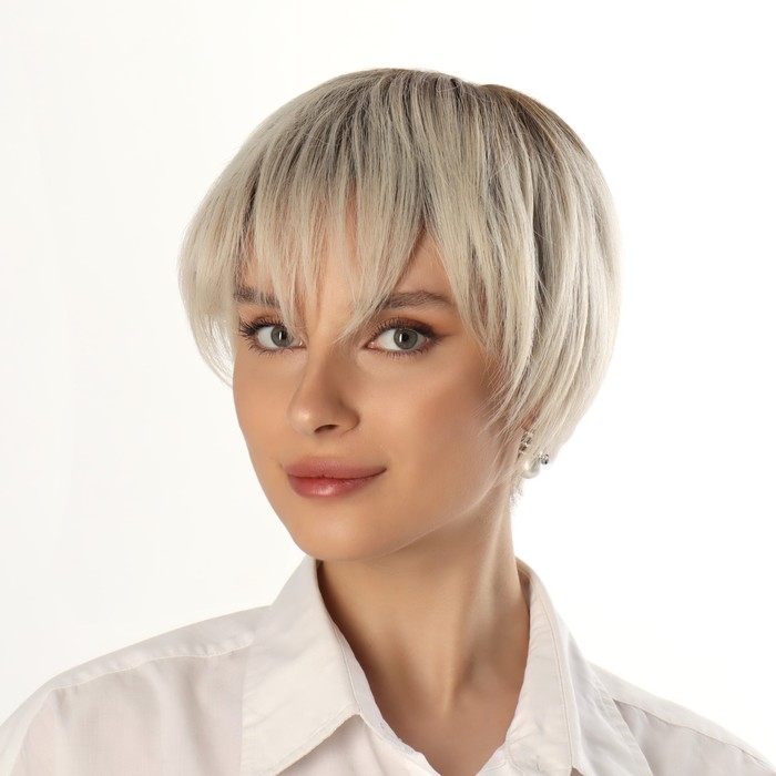 Парик искусственный, с чёлкой, имитация кожи, 16 см, 160 гр, цвет русый/блонд(#SHT8/SHT60A) Парик искусственный, с чёлкой, имитация кожи, 16 см, 160 гр, цвет русый/блонд(#SHT8/SHT60A)