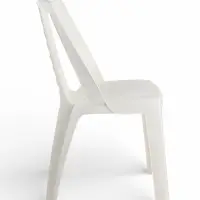 Стул садовый Decorona DeRiviera, 49.5&times;50&times;88 см, пластиковый, белый