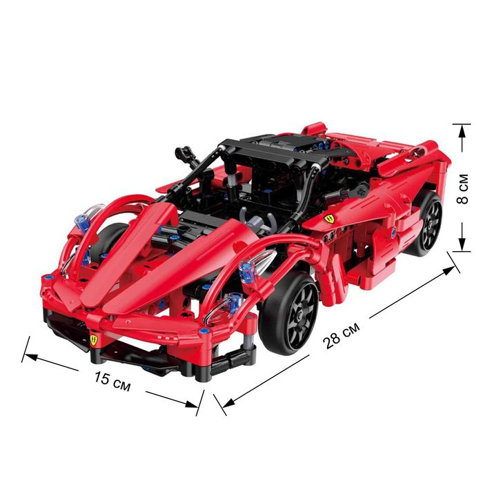 Конструктор радиоуправляемый «Тачка», с аккумулятором, 380 деталей Конструктор радиоуправляемый «Тачка», с аккумулятором, 380 деталей