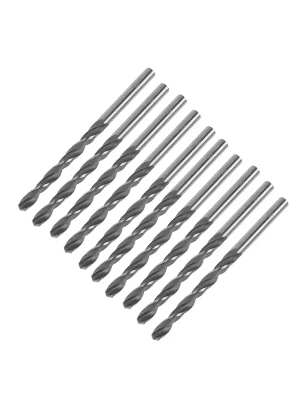 Сверло по металлу ТУНДРА, HSS, цилиндрический хвостовик, 5&times;85 мм, 10 шт.