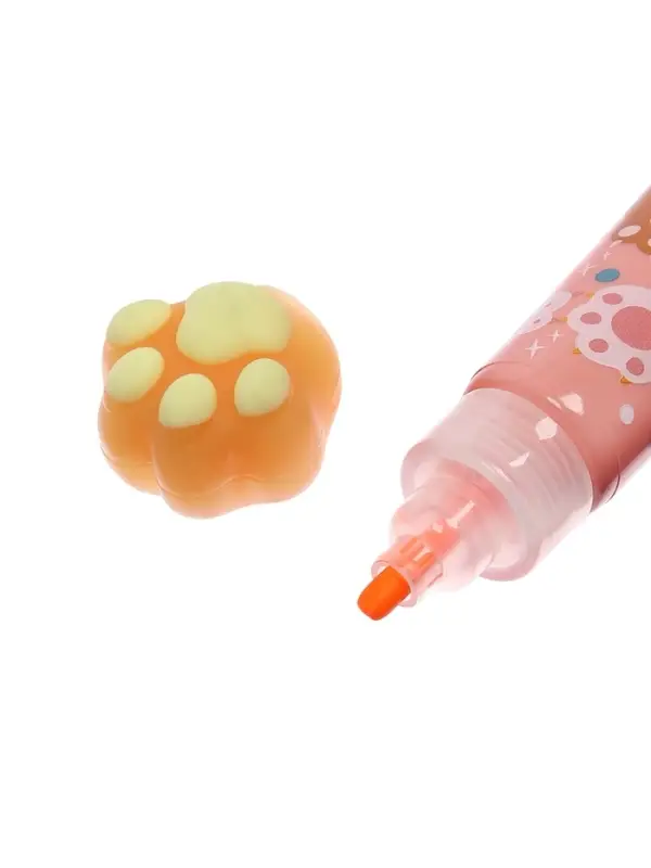 Маркер-текстовыделитель &laquo;Лапка&raquo;, МИКС