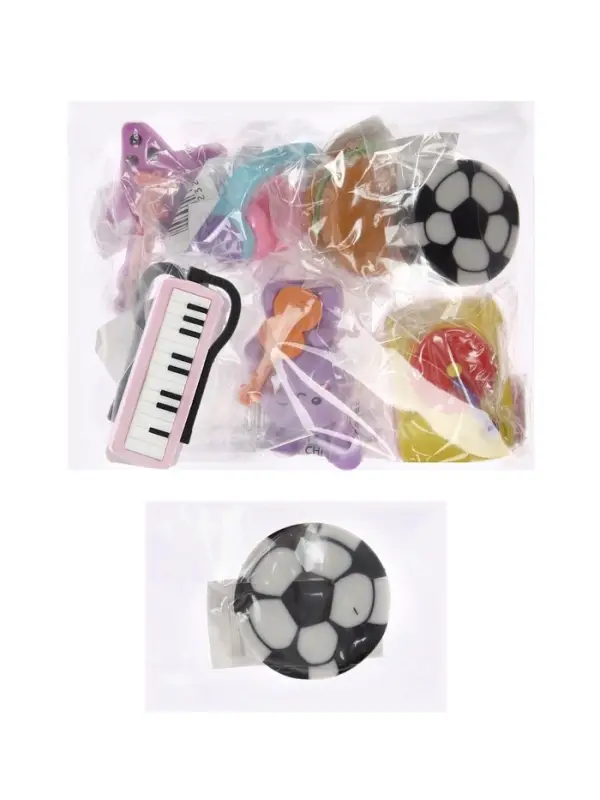 Набор фигурных ластиков, 7 штук, МИКС