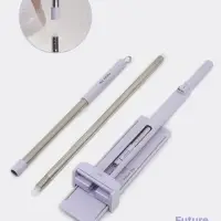 Швабра с отжимом Future Alp Duble Flip, с системой очистки, ручка 130 см, насадка 36.5 см