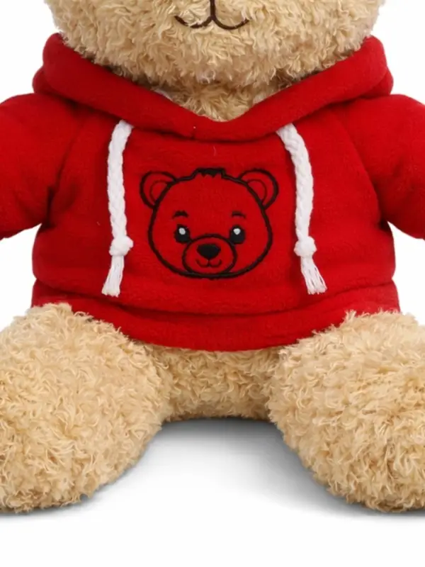 Мягкая игрушка &laquo;Медведь&raquo;, в кофте, 30 см, красная
