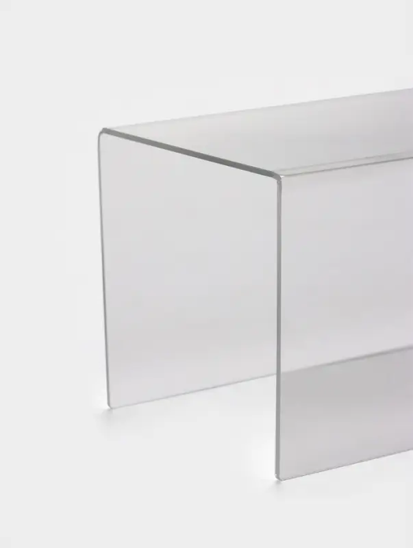 Ступенька одинарная 40&times;10.5&times;10 см, оргстекло 2 мм