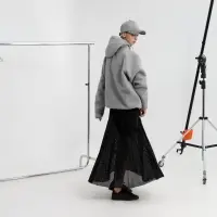 Анорак унисекс Oblako, светло-серый, размер ХS/S