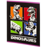 Тетрадь общая А5 48л с полями, клетка, микс в ассортименте, 40шт/уп