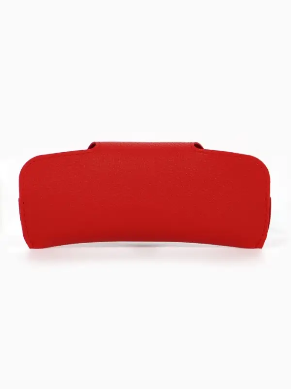 Футляр для очков, на кнопке, 16&times;3&times;6.3 см, красный