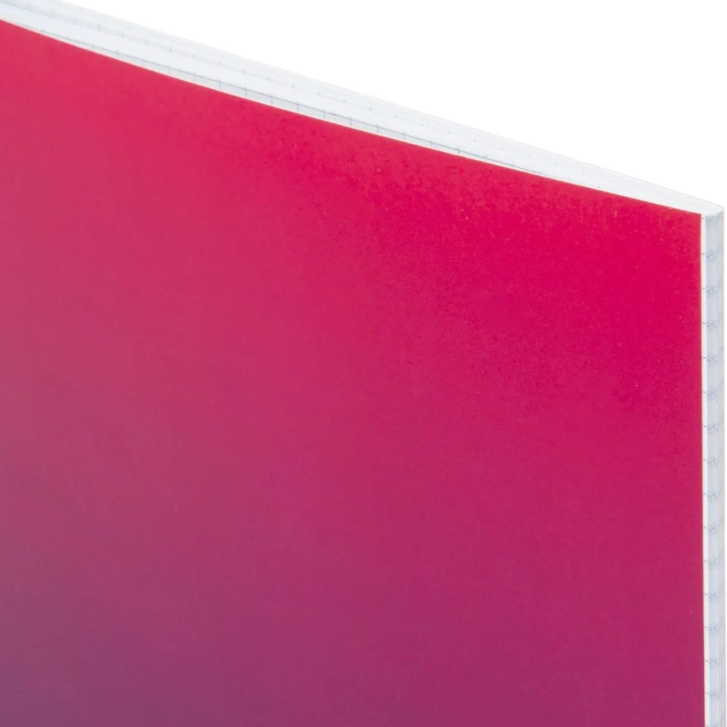 Тетрадь общая А5 48л Attache Градиент Малиновый клетка, 65г, скрепка,УФ-лак