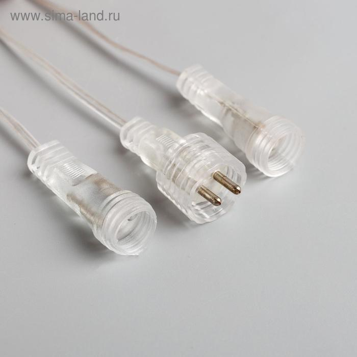 Гирлянда «Сосульки рифленые» 2.5 × 0.42 м, IP65, прозрачная нить, 288 LED, свечение белое с эффектом стекания, 12 В Гирлянда «Сосульки рифленые» 2.5 × 0.42 м, IP65, прозрачная нить, 288 LED, свечение белое с эффектом стекания, 12 В
