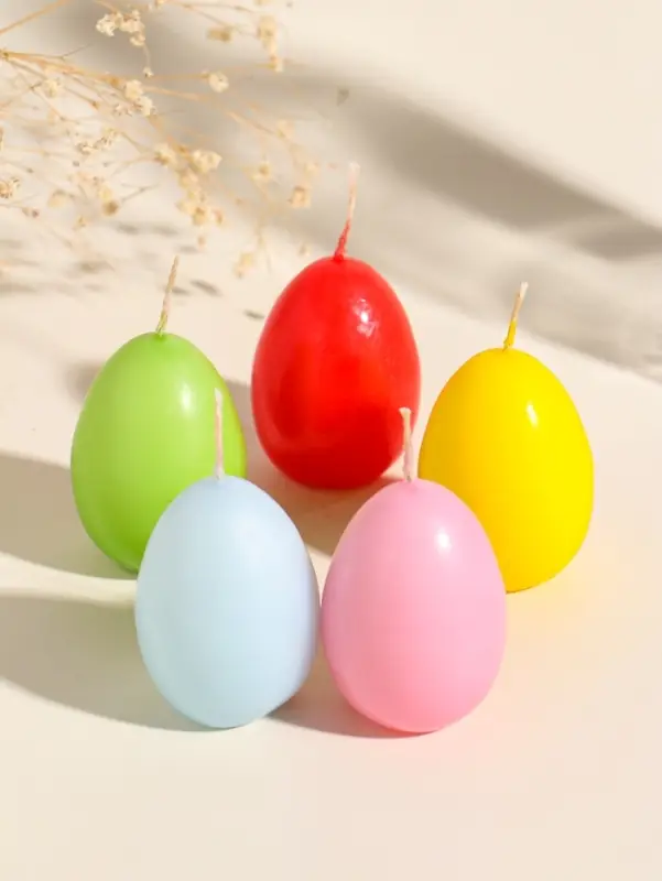 Свеча пасхальная "Яичко" 64 гр, МИКС