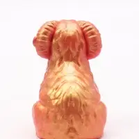 Фигурка декоративная &laquo;Баран с бантом&raquo;, 7&times;4&times;4 см, красная