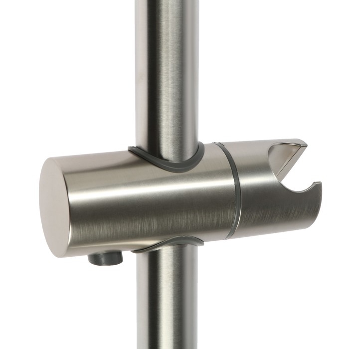 Душевая стойка ZEIN S05, держатель из пластика, крепеж, сатин Душевая стойка ZEIN S05, держатель из пластика, крепеж, сатин