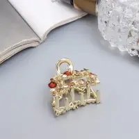 Крабик для волос &laquo;Селена галант&raquo;, дуга, 3 см, золотистый