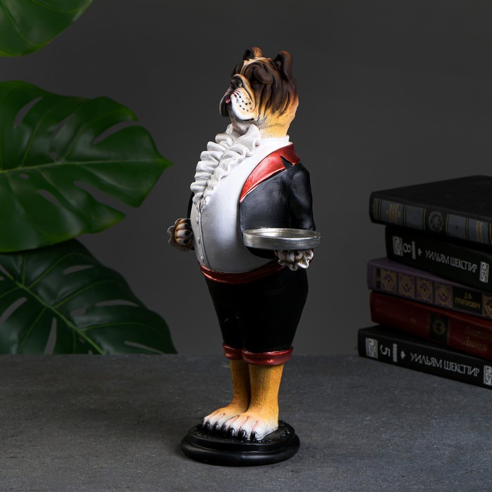 Фигура - подставка Фигура - подставка "Пёс-официант" акрил 10х16х34см