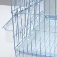 Клетка для птиц пролётная укомплектованная Bd=5/2w, 62&times;27&times;40 см, белая